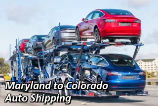 Maryland to Colorado Auto Shipping