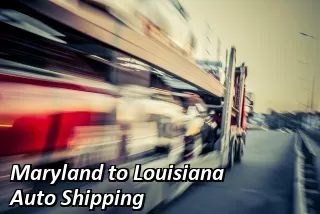 Maryland to Louisiana Auto Shipping