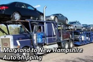 Maryland to New Hampshire Auto Shipping