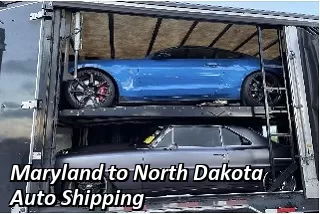 Maryland to North Dakota Auto Shipping