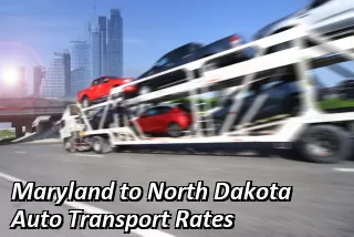 Maryland to North Dakota Auto Transport Rates