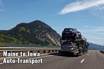 Maine to Iowa Auto Transport Shipping