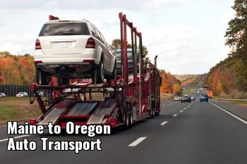 Maine to Oregon Auto Transport Shipping