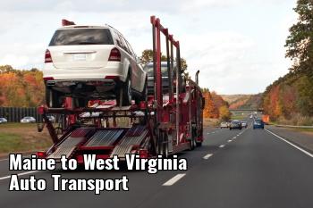 Maine to West Virginia Auto Transport Shipping