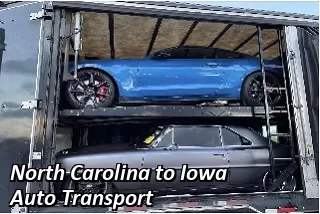 North Carolina to Iowa Auto Transport Challenge