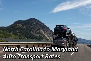 North Carolina to Maryland Auto Transport Shipping