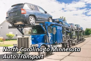 North Carolina to Minnesota Auto Transport Challenge