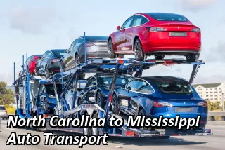 North Carolina to Mississippi Auto Transport Challenge
