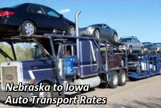 Nebraska to Iowa Auto Transport Rates