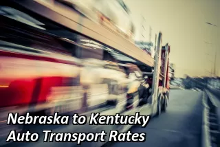 Nebraska to Kentucky Auto Transport Rates