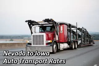 Nevada to Iowa Auto Transport Rates