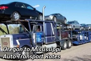 Oregon to Mississippi Auto Transport Rates