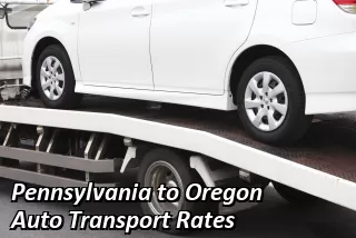 Pennsylvania to Oregon Auto Transport Rates