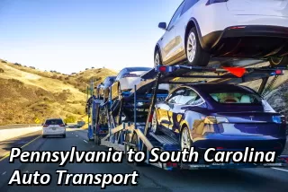 Pennsylvania to South Carolina Auto Transport Challenges