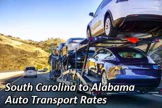 South Carolina to Alabama Auto Transport Rates