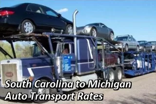 South Carolina to Michigan Auto Transport Rates