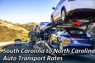 South Carolina to North Carolina Auto Transport Rates