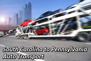 South Carolina to Pennsylvania Auto Transport