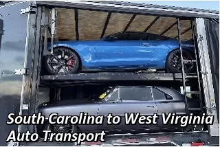 South Carolina to West Virginia Auto Transport