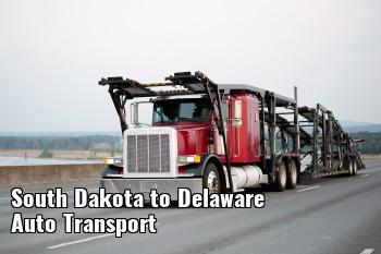 South Dakota to Delaware Auto Transport Shipping
