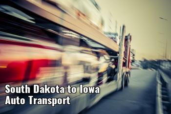 South Dakota to Iowa Auto Transport Shipping