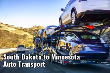 South Dakota to Minnesota Auto Transport Shipping