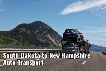 South Dakota to New Hampshire Auto Transport Shipping
