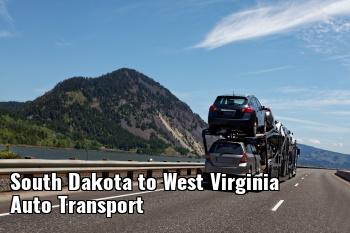 South Dakota to West Virginia Auto Transport Shipping
