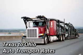 Texas to Ohio Auto Transport Rates