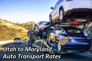Utah to Maryland Auto Transport Shipping