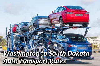 Washington to South Dakota Auto Transport Rates