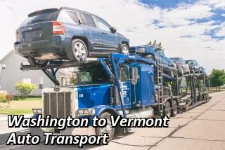Washington to Vermont Auto Transport