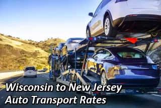 Wisconsin to New Jersey Auto Transport Rates