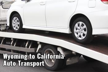 Wyoming to California Auto Transport Shipping