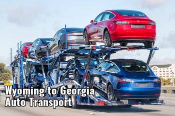 Wyoming to Georgia Auto Transport Shipping