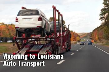 Wyoming to Louisiana Auto Transport Shipping