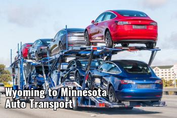 Wyoming to Minnesota Auto Transport Shipping