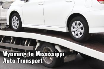 Wyoming to Mississippi Auto Transport Shipping