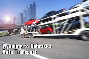 Wyoming to Nebraska Auto Transport Shipping