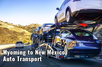 Wyoming to New Mexico Auto Transport Shipping