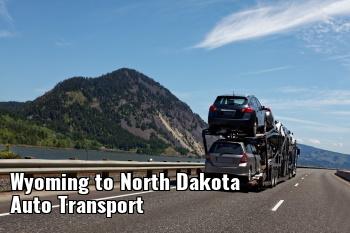 Wyoming to North Dakota Auto Transport Shipping