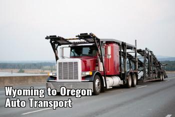Wyoming to Oregon Auto Transport Shipping