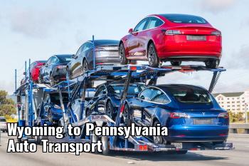 Wyoming to Pennsylvania Auto Transport Shipping