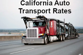 California Auto Transport Rates