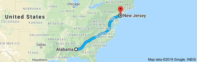 dallas to new jersey