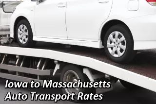 Iowa to Massachusetts Auto Transport Rates