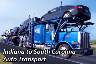 Indiana to South Carolina Auto Shipping Rates