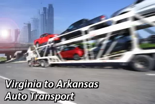 Pickup and delivery logistics for Virginia to Arkansas